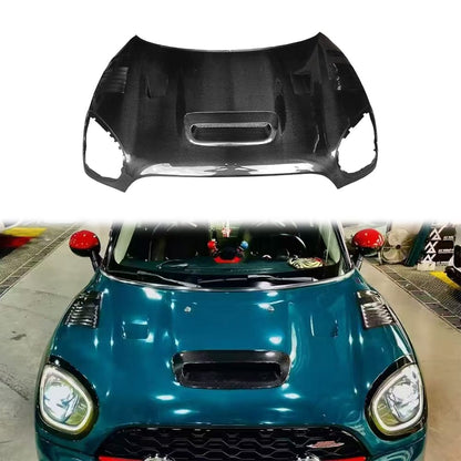 For Mini Countryman F60 V Style Front Vented Cooling Hood 2017-2023