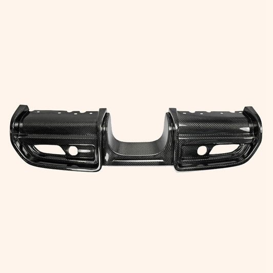 For Mini F56 Jcw Style Rear Diffuser (Replacement) Carbon Fiber Kazento Carbon Parts 车身侧板 F56-DIF-JCW-CF
