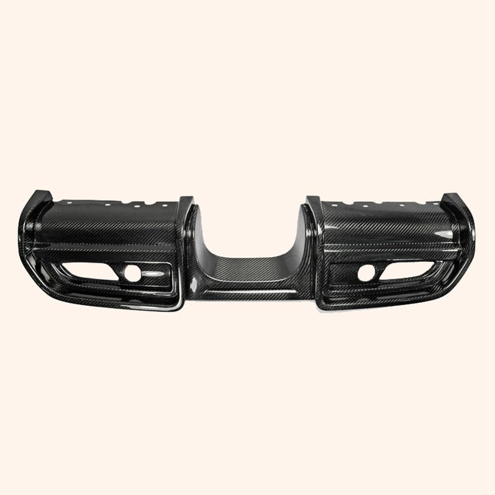 For Mini F56 Jcw Style Rear Diffuser (Replacement) Carbon Fiber