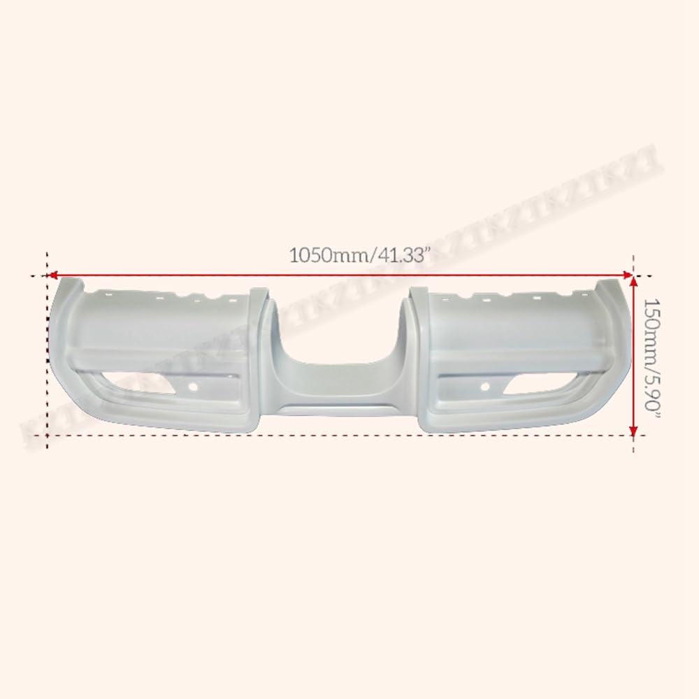 For Mini F56 Jcw Style Rear Diffuser (Replacement) Fiber Glass