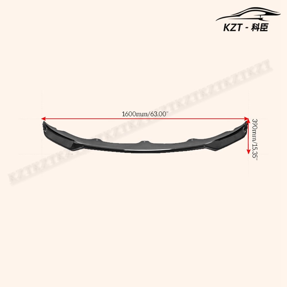 For Mini R60 Countryman Jcw Gbn Style Front Bumper Lip Chin Splitter Spoiler Carbon Fiber Body Kits Kazento Carbon Parts 车身侧板 R60-FL-JCW-CF