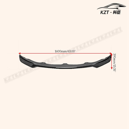 For Mini R60 Countryman Jcw Gbn Style Front Bumper Lip Chin Splitter Spoiler Carbon Fiber Body Kits Kazento Carbon Parts 车身侧板 R60-FL-JCW-CF