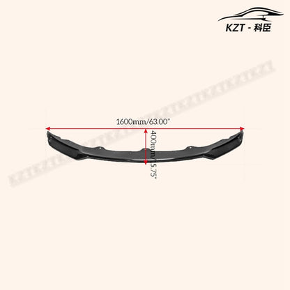 For Mini R60 Countryman Jcw Gbn Style Front Bumper Lip Chin Splitter Spoiler Fiber Glass Body Kits Kazento Carbon Parts 车身侧板 R60-FL-JCW-FRP