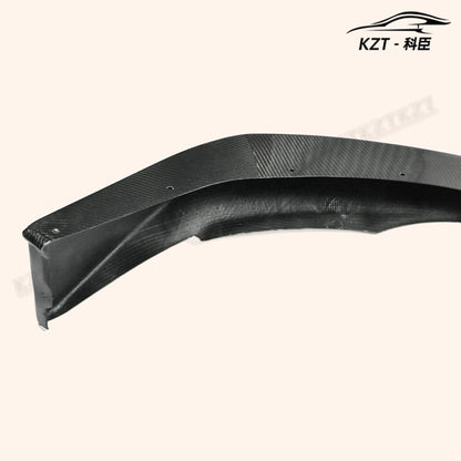 For Mitsibishi Evo 10 Jun Front Bumper Lip Chin Splitter Spoiler Carbon Fiber Body Kits Kazento Carbon Parts 车身侧板 EVO10-FL-JUN-CF