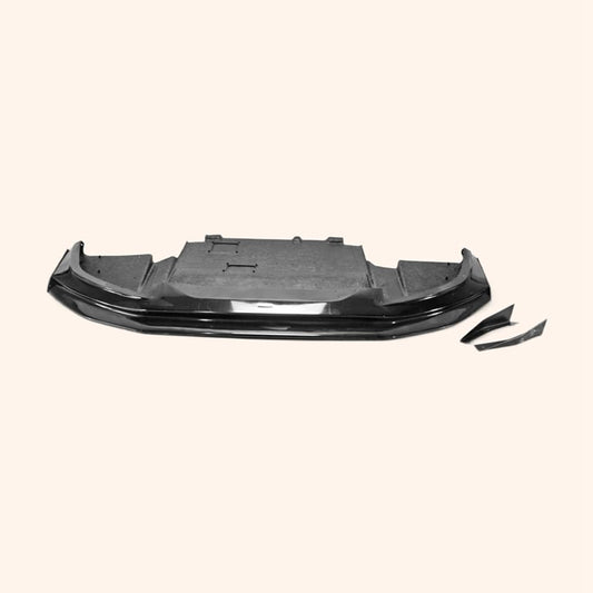 For Mitsibishi Evo 10 Vrs Style Wide Ver Front Bumper Lip With Diffuser Chin Splitter Spoiler Fiber Glass Body Kits Kazento Carbon Parts 车身侧板 EVO10-FL-VA-WIDE-B-FRP