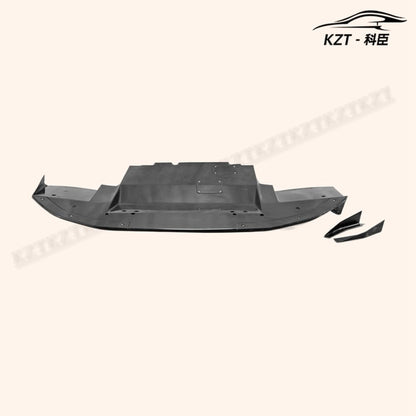 For Mitsibishi Evo 10 Vrs Style Wide Ver Front Bumper Lip With Diffuser Chin Splitter Spoiler Fiber Glass Body Kits