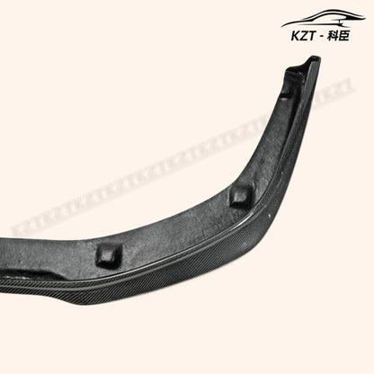 For Mitsibishi Evolution 10 Ralliart Front Bumper Lip Chin Splitter Spoiler Carbon Fiber Body Kits Kazento Carbon Parts 车身侧板 EVO10-FL-RALLI-CF