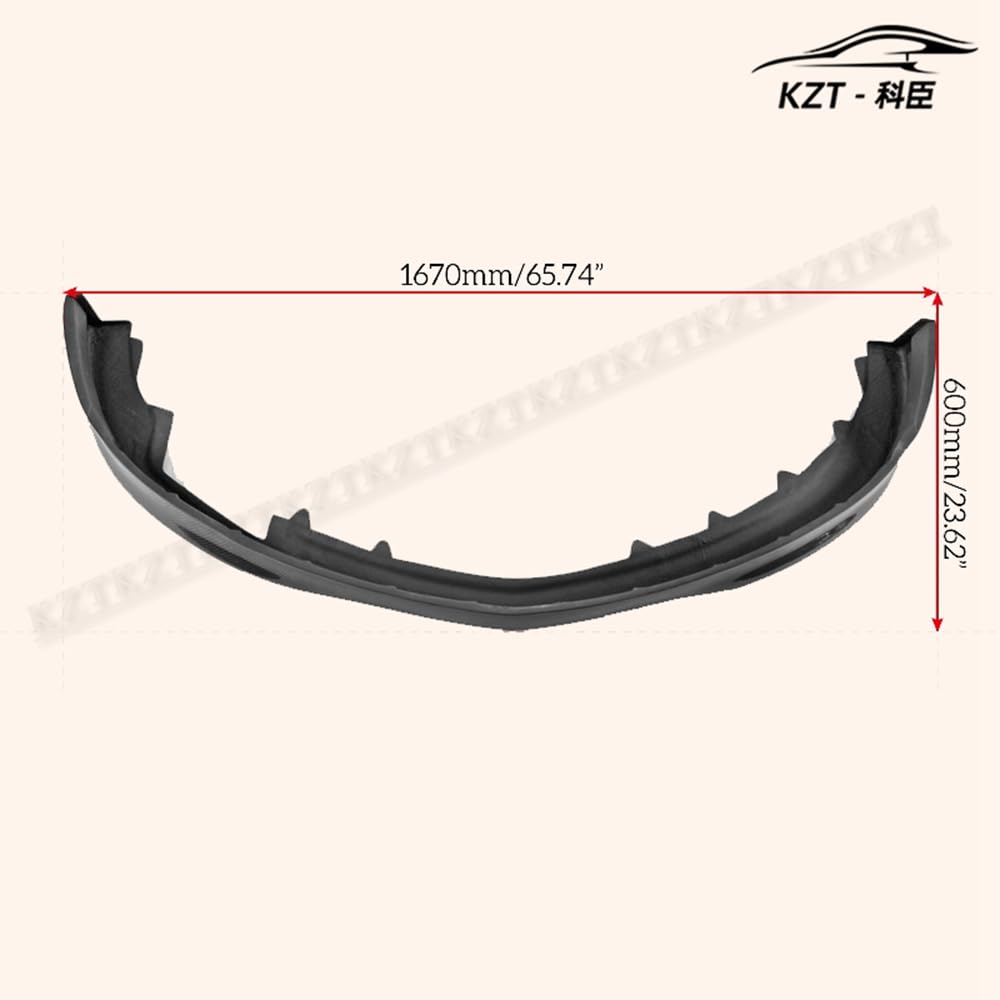 For Mitsibishi Evolution 9 Se Style Front Bumper Lip Chin Splitter Spoiler Carbon Fiber Body Kits