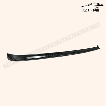 For Mitsubishi Evo 10 Carbon Vtx Gurney Flap Rear Spoiler Wing Carbon Fiber Car Body Parts Kits Kazento Carbon Parts 车身侧板 EVO10-RS-FLAP-VTX-CF