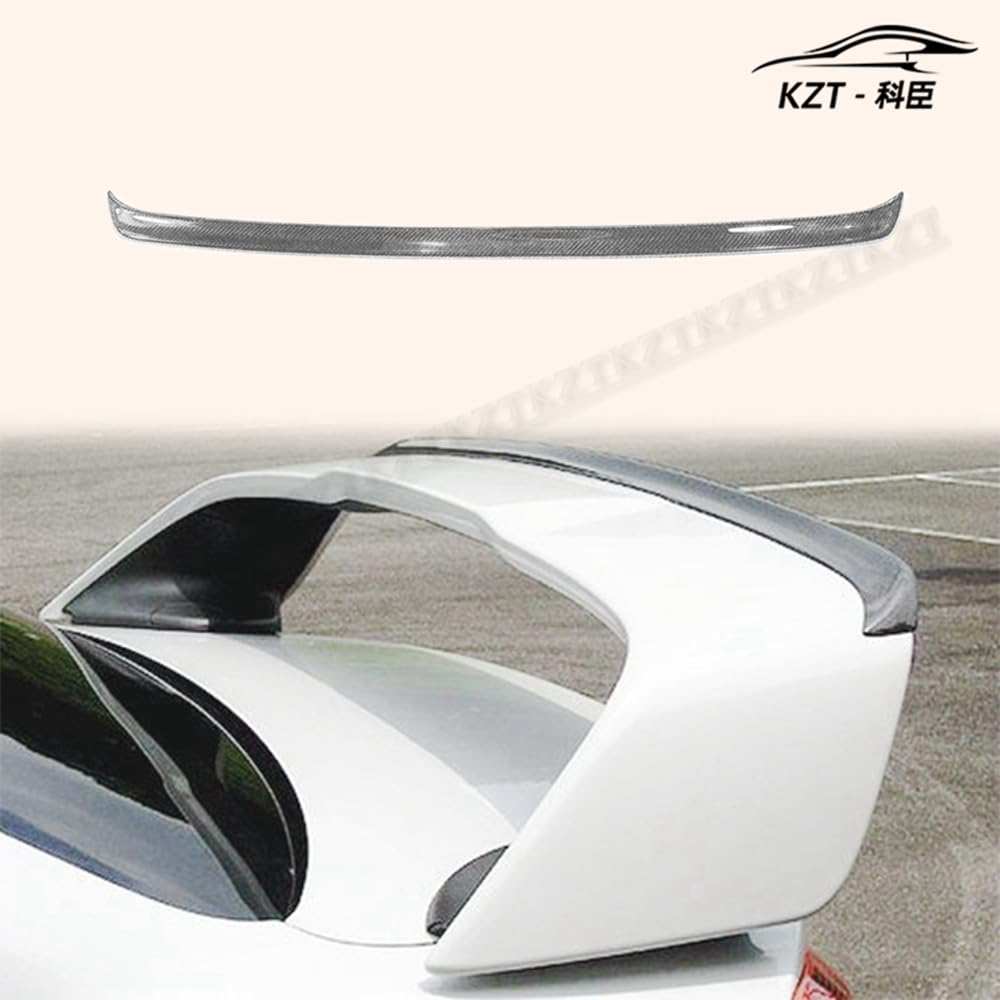For Mitsubishi Evo 10 Carbon Vtx Gurney Flap Rear Spoiler Wing Carbon Fiber Car Body Parts Kits Kazento Carbon Parts 车身侧板 EVO10-RS-FLAP-VTX-CF