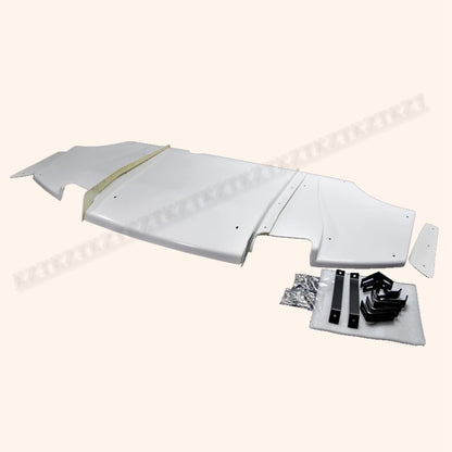 For Mitsubishi Evo 10 Vrs Style Wide Ver.Rear Diffuser Fiber Glass