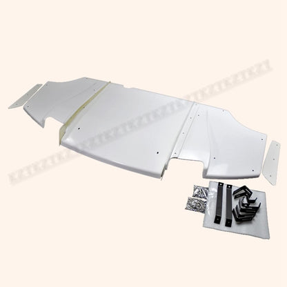 For Mitsubishi Evo 10 Vrs Style Wide Ver.Rear Diffuser Fiber Glass