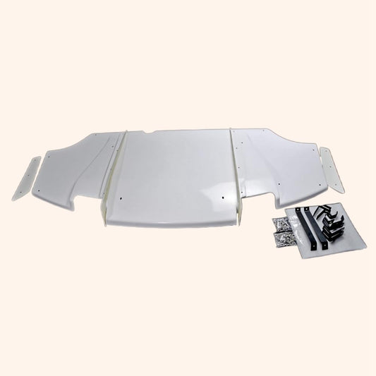 For Mitsubishi Evo 10 Vrs Style Wide Ver.Rear Diffuser Fiber Glass