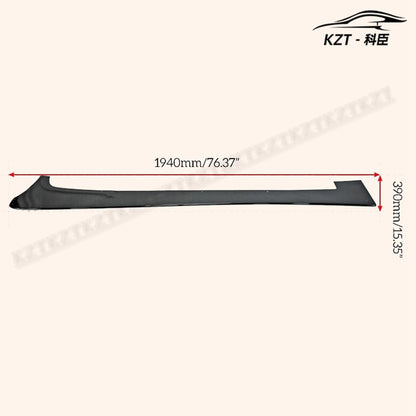 For Mitsubishi Evo 10 Vrsv2 Wide Style Side Skirts Under Board Rocker Panels Side Part Fiber Glass Body Kit Replacement