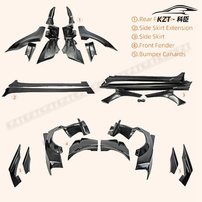 For Mitsubishi Evo 10 Vrsv2 Wide Style Side Skirts Under Board Rocker Panels Side Part Fiber Glass Body Kit Replacement