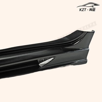 For Mitsubishi Evo 10 Vrsv2 Wide Style Side Skirts With Add On 4Pcs Rocker Panels Side Part Fiber Glass Body Kit Replacement Kazento Carbon Parts 车身侧板 EVO10-SS-VA2-FRP