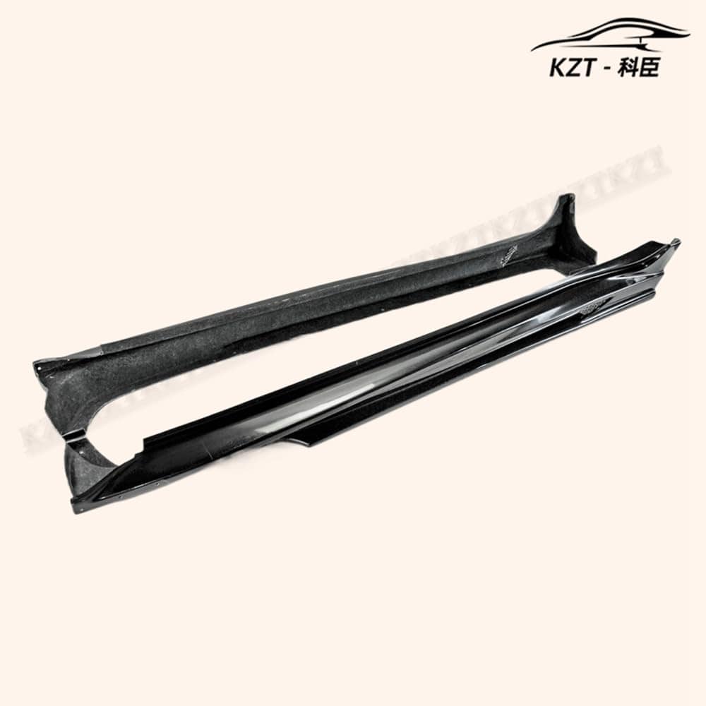 For Mitsubishi Evo 10 Vrsv2 Wide Style Side Skirts With Add On 4Pcs Rocker Panels Side Part Fiber Glass Body Kit Replacement