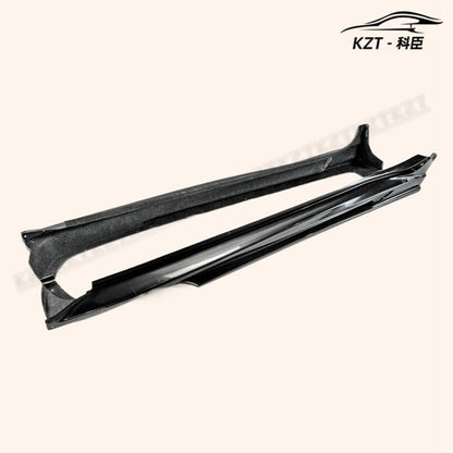 For Mitsubishi Evo 10 Vrsv2 Wide Style Side Skirts With Add On 4Pcs Rocker Panels Side Part Fiber Glass Body Kit Replacement