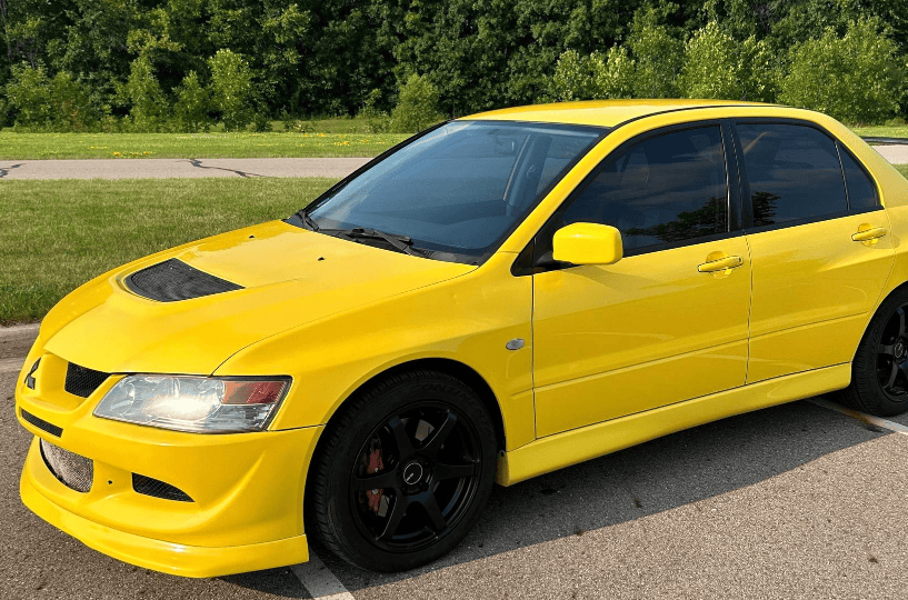 For Mitsubishi EVO 7 8 9 M Type Mirror Cover 2001-2007