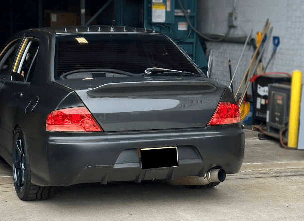For Mitsubishi EVO 7 8 9 M Type Rear Ductail Trunk Boot Lid 2001-2007