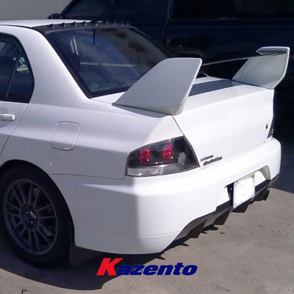 For Mitsubishi Evo 7 Oem Rear Spoiler Blade Carbon Fiber Car Body Parts Kits Kazento Carbon Parts 车身侧板 EVO7-RS-BLD-OE-CF