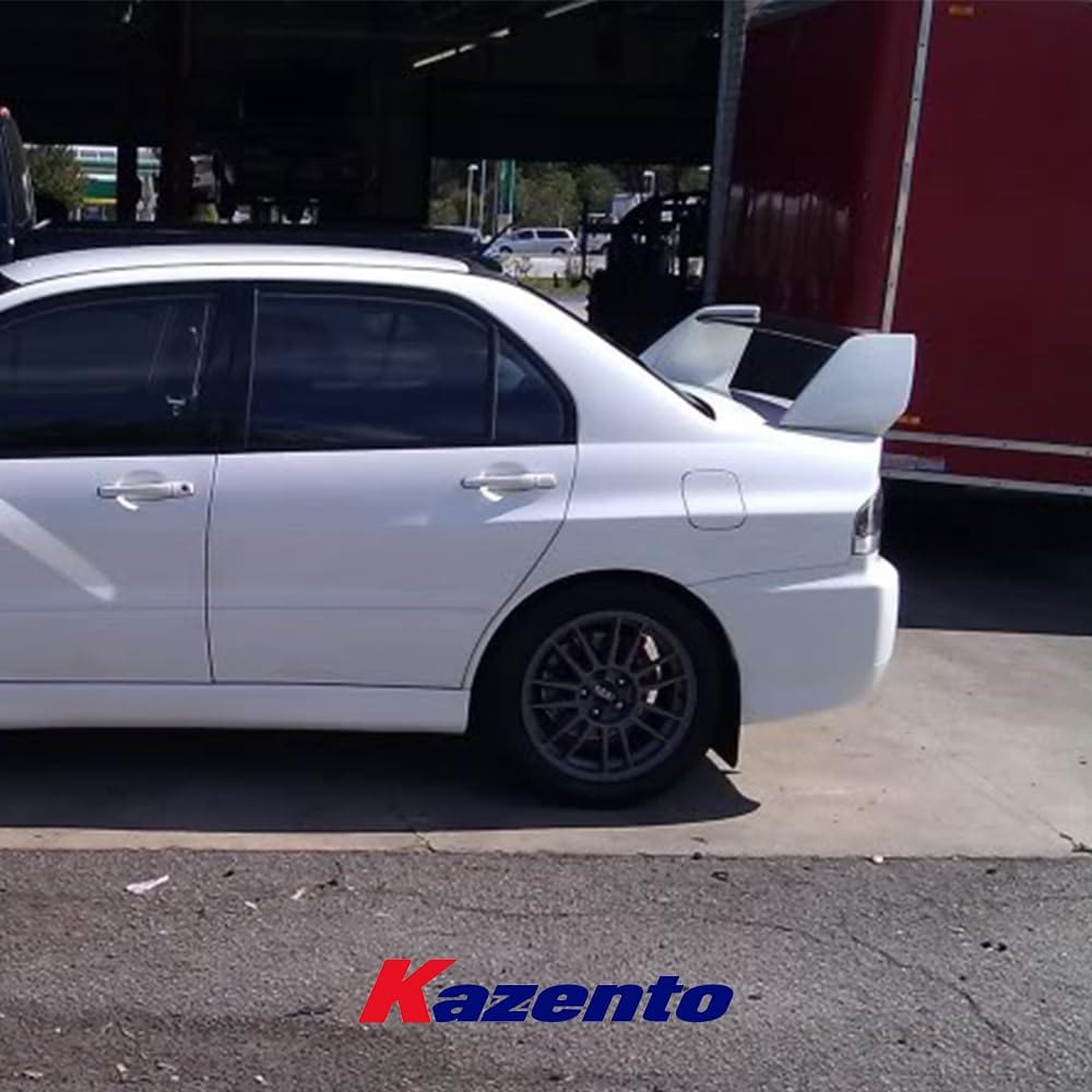 For Mitsubishi Evo 7 Oem Rear Spoiler Blade Carbon Fiber Car Body Parts Kits Kazento Carbon Parts 车身侧板 EVO7-RS-BLD-OE-CF