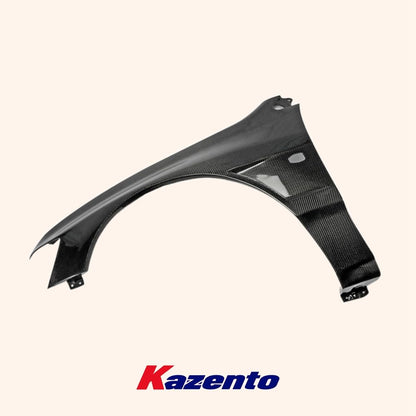 For Mitsubishi Evo 8 9 Vtx Cyber Evo Front Fender (Track Version) Carbon Fiber Kazento Carbon Parts 车身侧板 EVO8-FF-CYB-CF