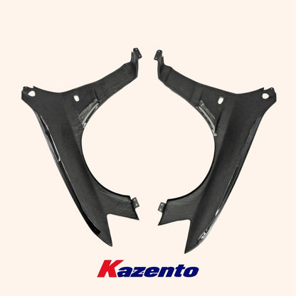For Mitsubishi Evo 8 9 Vtx Cyber Evo Front Fender (Track Version) Carbon Fiber Kazento Carbon Parts 车身侧板 EVO8-FF-CYB-CF
