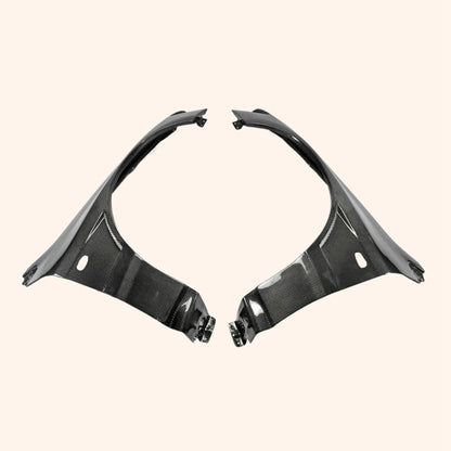 For Mitsubishi Evo 8 9 Vtx Cyber Evo Front Fender (Track Version) Carbon Fiber Kazento Carbon Parts 车身侧板 EVO8-FF-CYB-CF