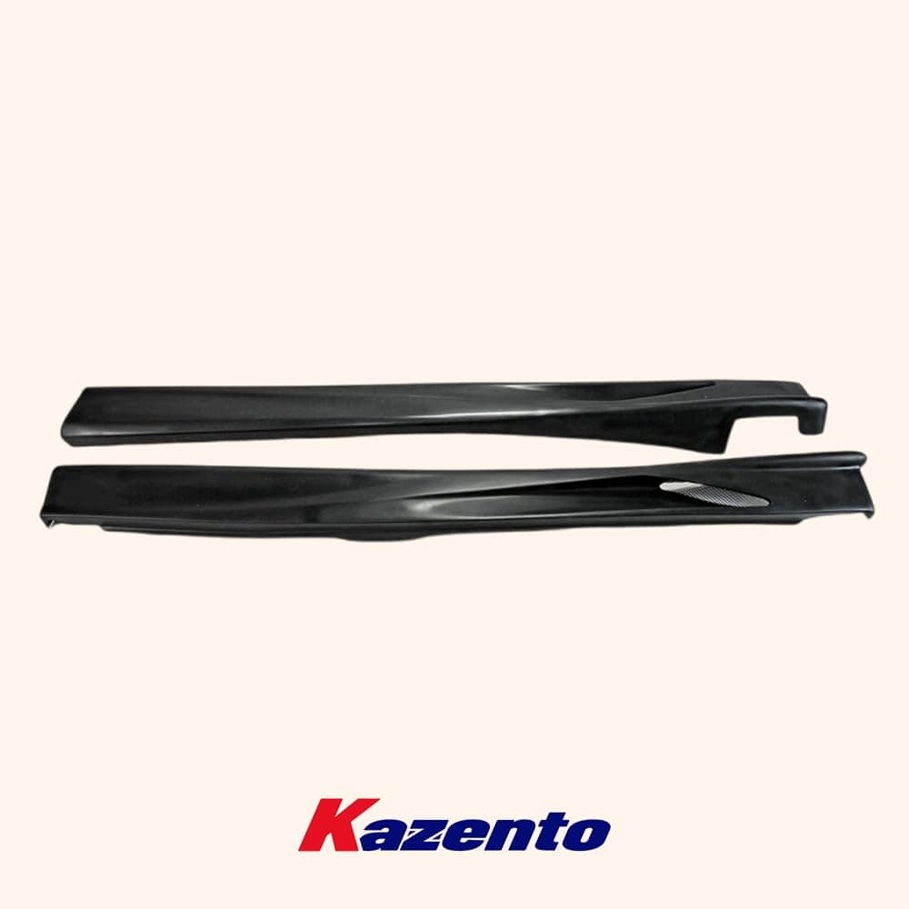 For Mitsubishi Evo 8 9 Vtx Cyber Evo Side Skirt Rocker Panels Side Part Fiber Glass Body Kit Replacement Kazento Carbon Parts 车身侧板 EVO8-SS-CYBER-FRP