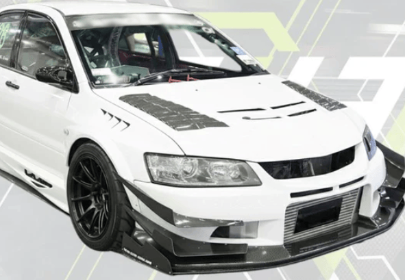 For Mitsubishi EVO 8 9 VTX Cyber  Front Bumper Bottom Under Lip Kits