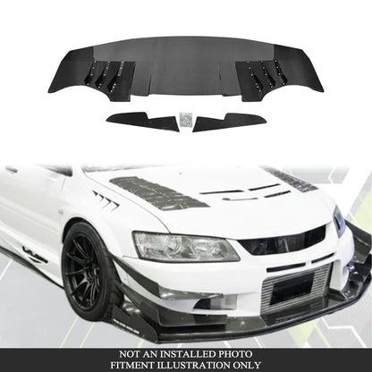 For Mitsubishi EVO 8 9 VTX Cyber  Front Bumper Bottom Under Lip Kits