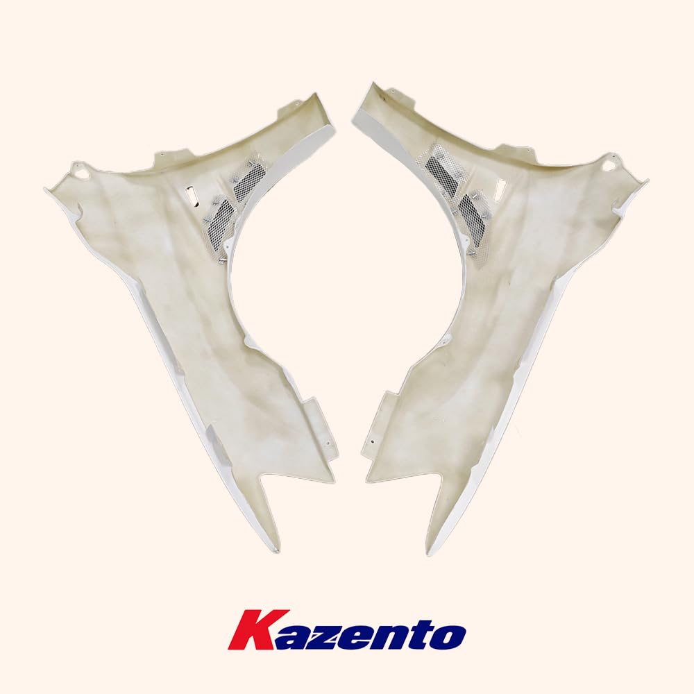 For Mitsubishi Evo10 Cs Style Front Vented Fender Fiber Glass Kazento Carbon Parts 车身侧板 EVO10-FF-CS-FRP