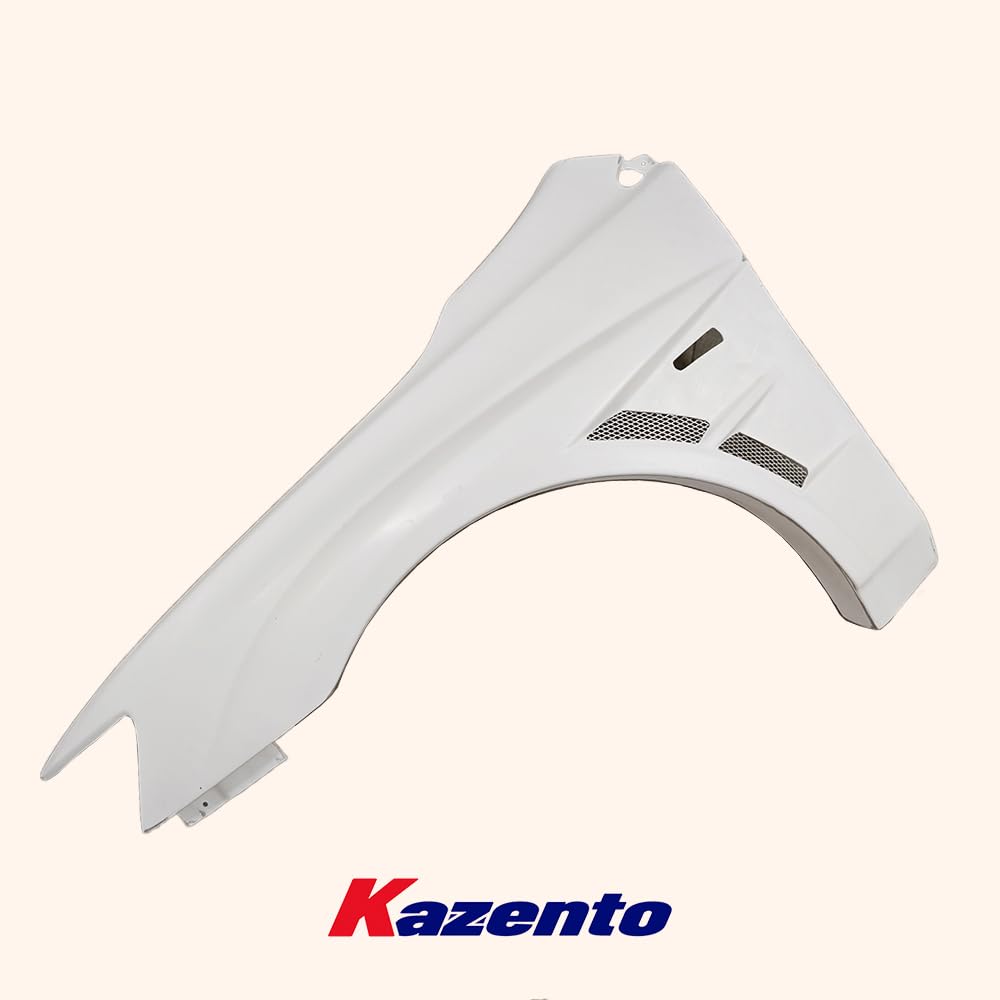 For Mitsubishi Evo10 Cs Style Front Vented Fender Fiber Glass Kazento Carbon Parts 车身侧板 EVO10-FF-CS-FRP