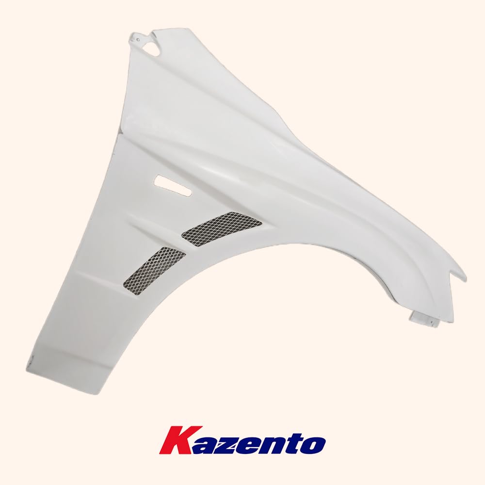 For Mitsubishi Evo10 Cs Style Front Vented Fender Fiber Glass Kazento Carbon Parts 车身侧板 EVO10-FF-CS-FRP