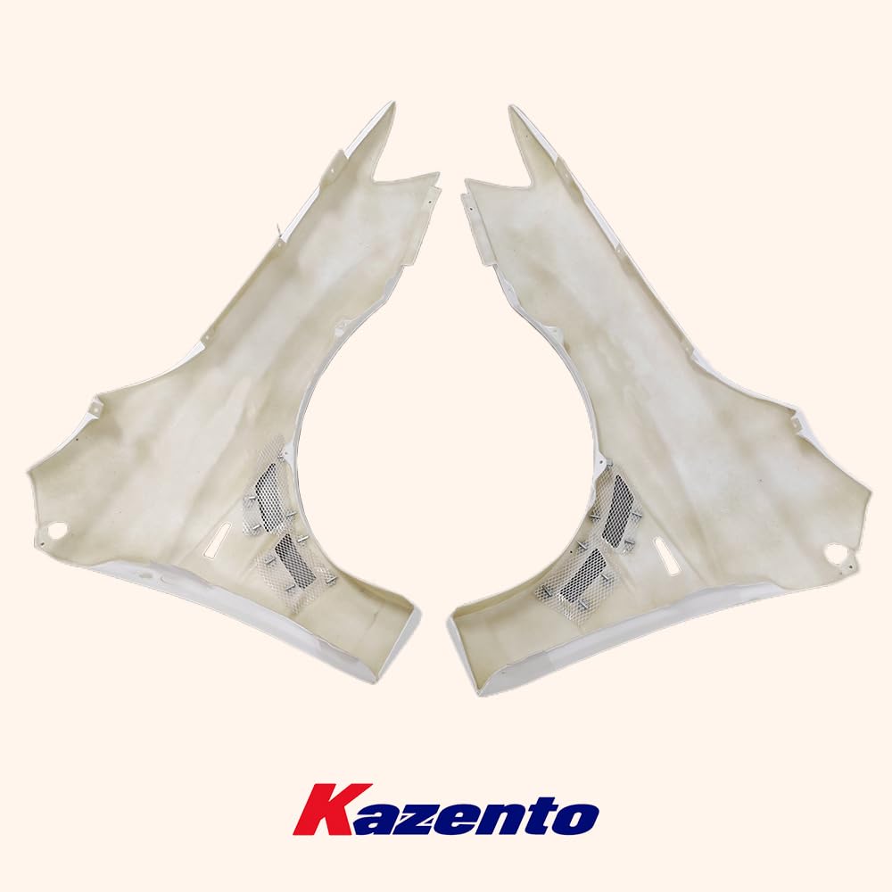For Mitsubishi Evo10 Cs Style Front Vented Fender Fiber Glass Kazento Carbon Parts 车身侧板 EVO10-FF-CS-FRP