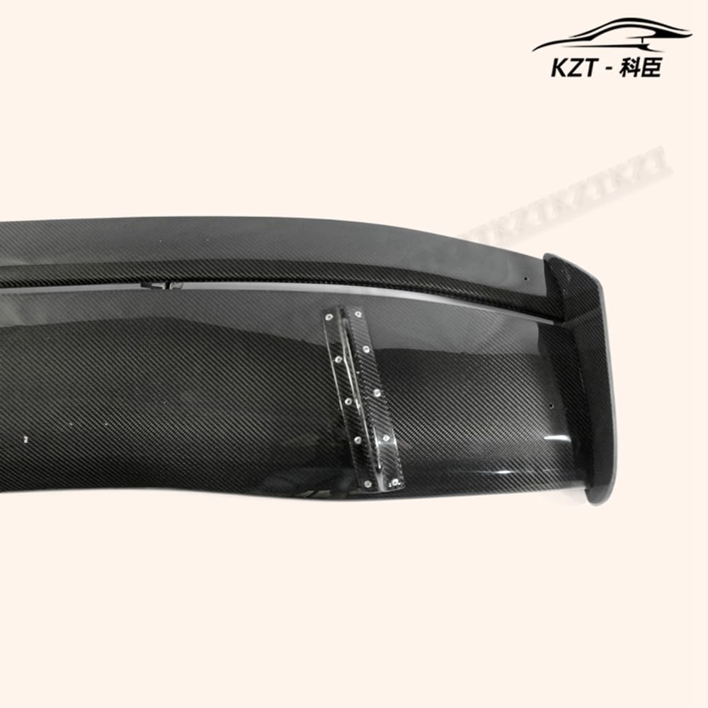 For Mitsubishi Evo10 Vc Style 1700Mm Type-5 Rear Spoiler Wing (39Cm Height Stand) Carbon Fiber Car Body Parts Kits Kazento Carbon Parts 车身侧板 EVO10-RS-GTVC-39-CF