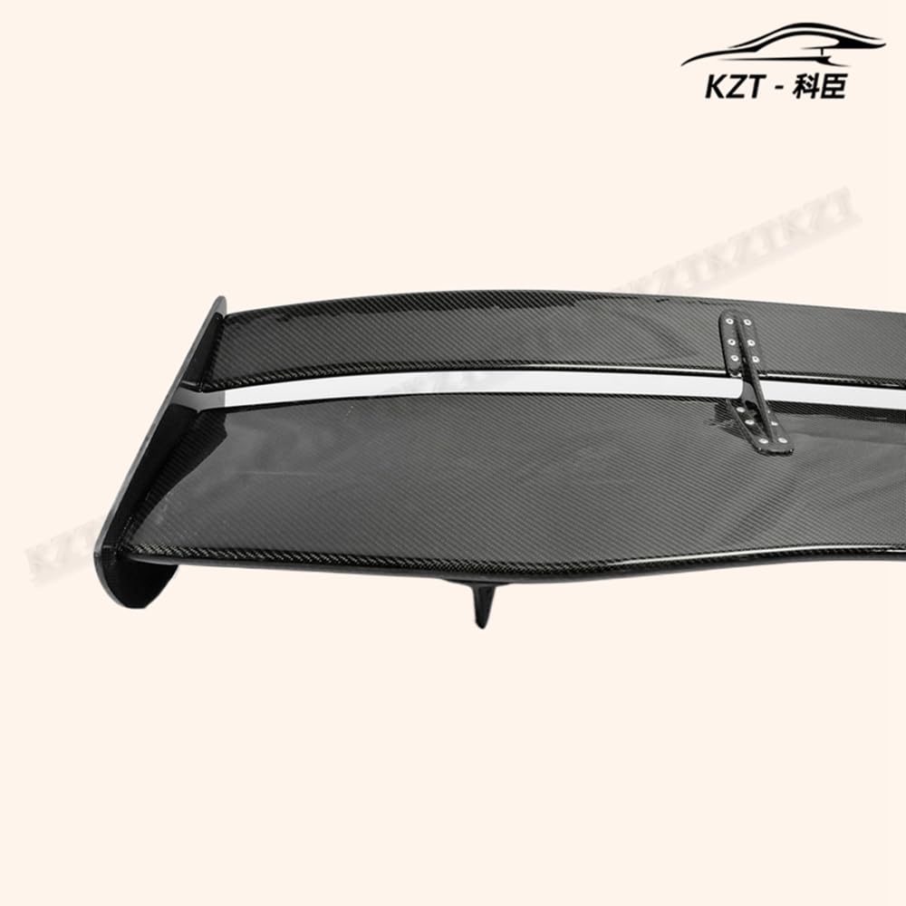 For Mitsubishi Evo10 Vc Style 1700Mm Type-5 Rear Spoiler Wing (39Cm Height Stand) Carbon Fiber Car Body Parts Kits Kazento Carbon Parts 车身侧板 EVO10-RS-GTVC-39-CF