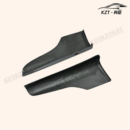 For Mitsubishi Evolution 7 8 9 Side Skirt Addon Spat Rocker Panels Side Part Carbon Fiber Body Kit Replacement Kazento Carbon Parts 车身侧板 EVO8-SPAT-SS-CF