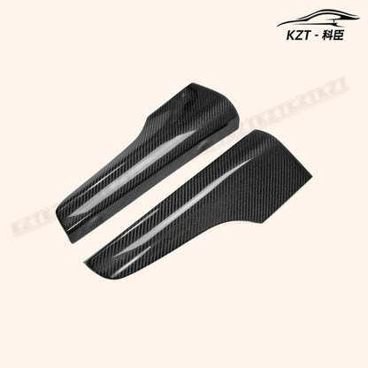 For Mitsubishi Evolution 7 8 9 Side Skirt Addon Spat Rocker Panels Side Part Carbon Fiber Body Kit Replacement Kazento Carbon Parts 车身侧板 EVO8-SPAT-SS-CF