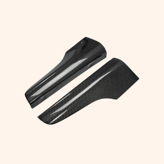 For Mitsubishi Evolution 7 8 9 Side Skirt Addon Spat Rocker Panels Side Part Carbon Fiber Body Kit Replacement Kazento Carbon Parts 车身侧板 EVO8-SPAT-SS-CF