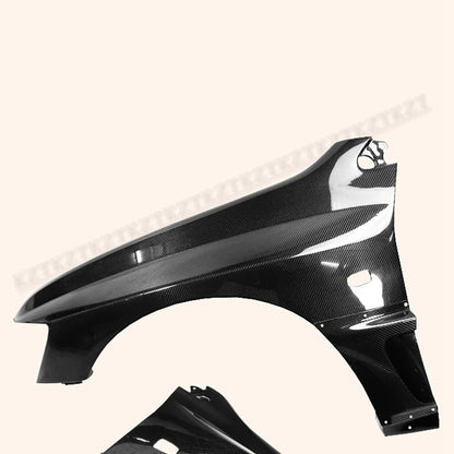 For Mitsubishi Evolution 8 9 Vrs Style Aero Gt Front Vented Fender Carbon Fiber