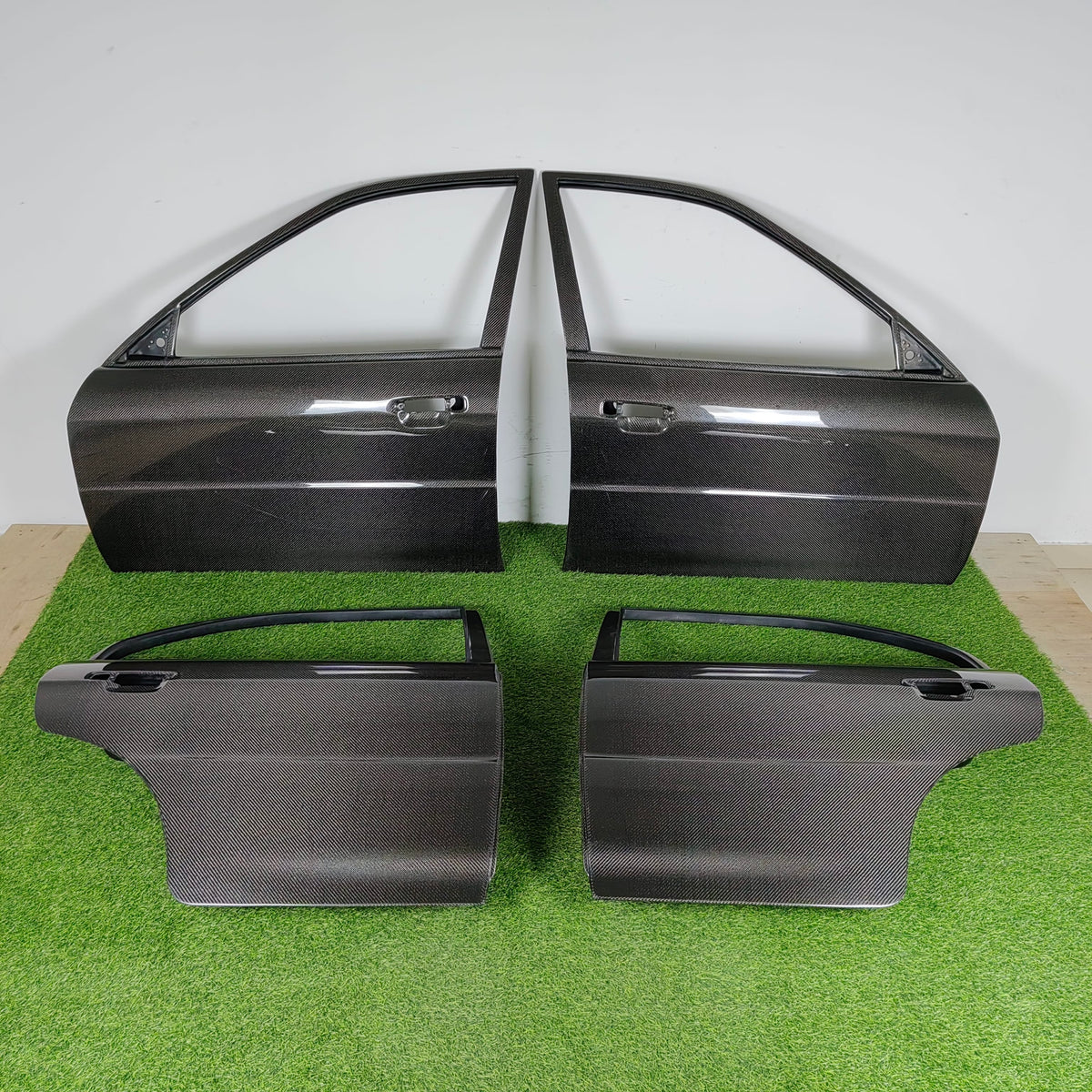 For Mitsubishi Evolution EVO 6 OE Style Side Outter Door 4pcs