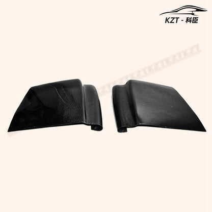 For Mitsubishi Evolution Evo 7 8 9 Under Rear Bumper Diffuser Vortex Carbon Fiber Kazento Carbon Parts 车身侧板 EVO8-ADD-DIF-VTX-CF