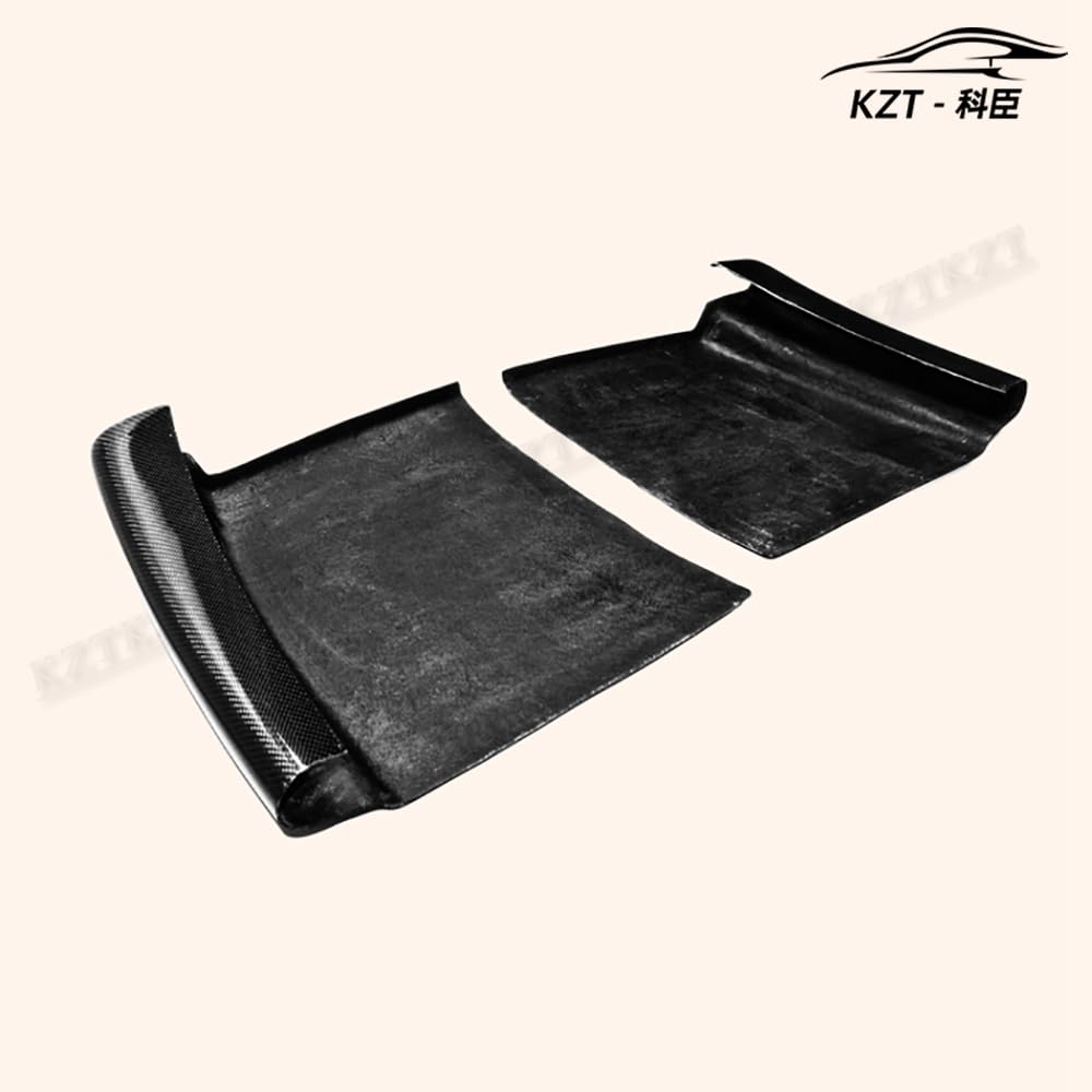For Mitsubishi Evolution Evo 7 8 9 Under Rear Bumper Diffuser Vortex Carbon Fiber Kazento Carbon Parts 车身侧板 EVO8-ADD-DIF-VTX-CF