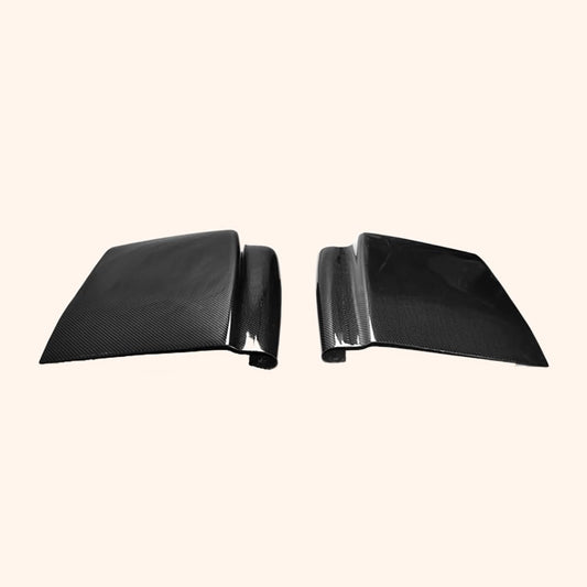 For Mitsubishi Evolution Evo 7 8 9 Under Rear Bumper Diffuser Vortex Carbon Fiber Kazento Carbon Parts 车身侧板 EVO8-ADD-DIF-VTX-CF