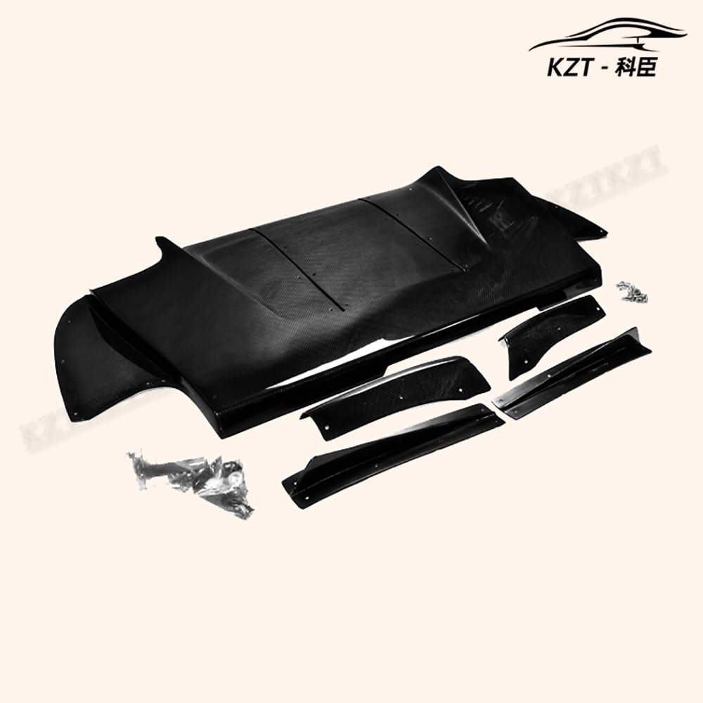 For Mitsubishi Evolution Evo 9 Vrs Style Under Rear Diffuser Carbon Fiber Kazento Carbon Parts 车身侧板 EVO9-DIF-VA-CF