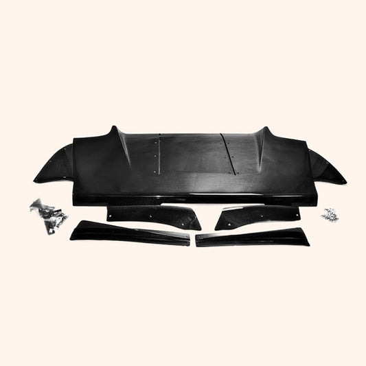 For Mitsubishi Evolution Evo 9 Vrs Style Under Rear Diffuser Carbon Fiber Kazento Carbon Parts 车身侧板 EVO9-DIF-VA-CF