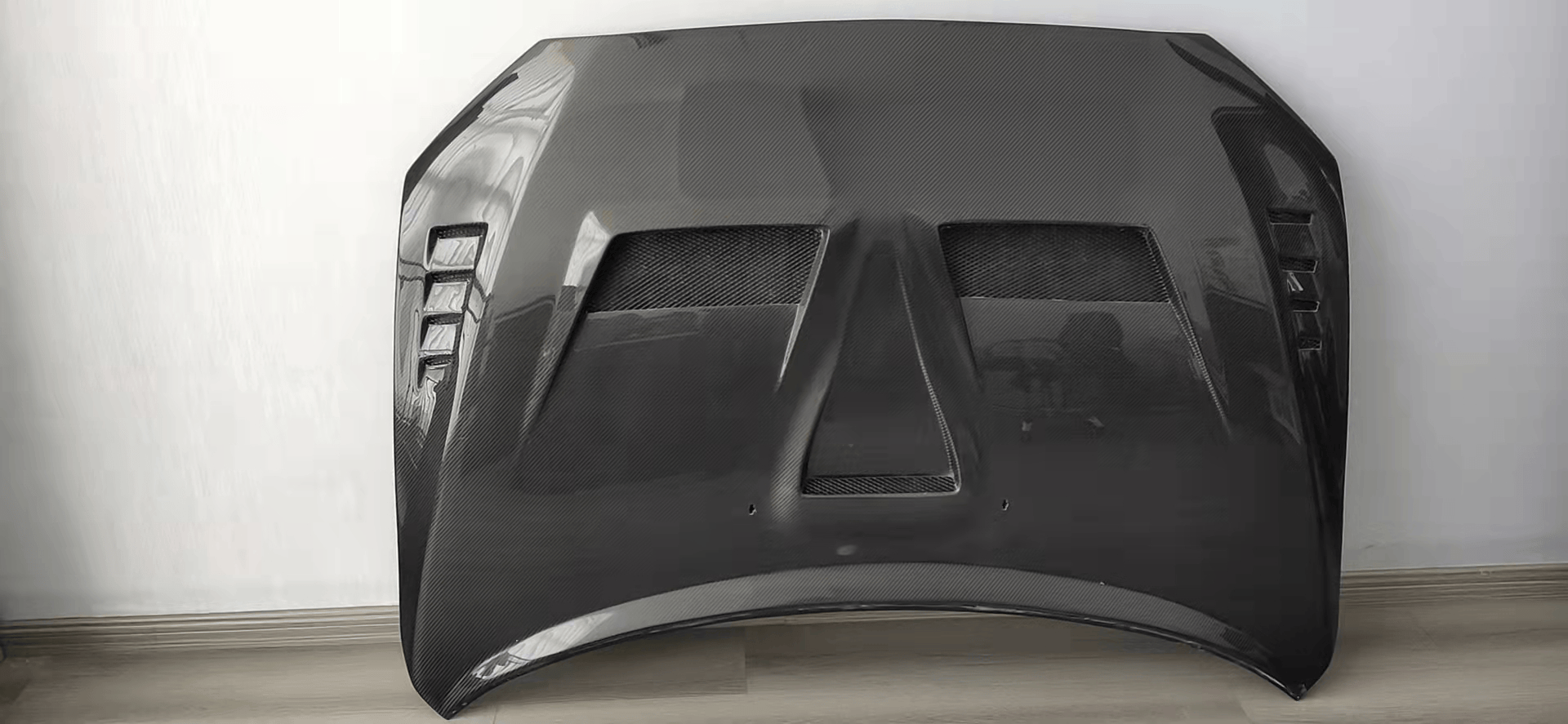 For Mitsubishi X EVO 10 CZ4A V3 Style Front Vented Hood 2007-2016