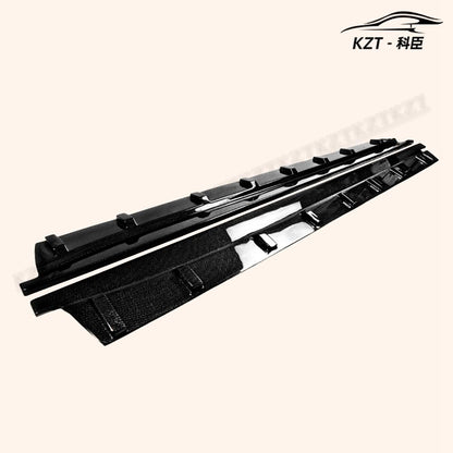 For Nissan 09-10 Gtr R35 Arios Side Skirt Under Board Rocker Panels Side Part Carbon Fiber Body Kit Replacement